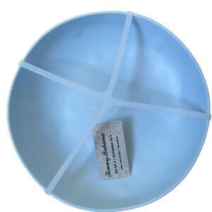 Tommy Bahama Light Blue MELAMINE 9in Salad Bowls Set of 4 NEW